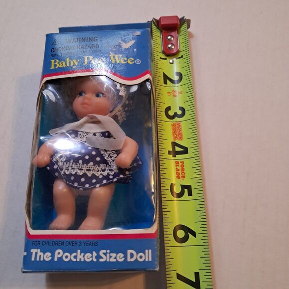 PEE WEE  Pocket Size Doll by Uneeda in Box Vintage 1989 - Picture 11 of 11